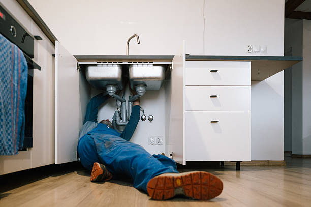 Professional Drain Cleaning technician working in Stokesdale, NC